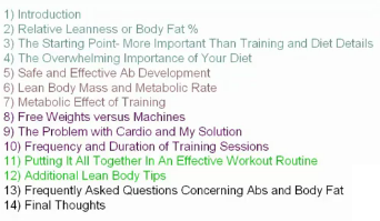 truth about abs toc Truth About Abs Review   Does Mike Gearys Program Work?