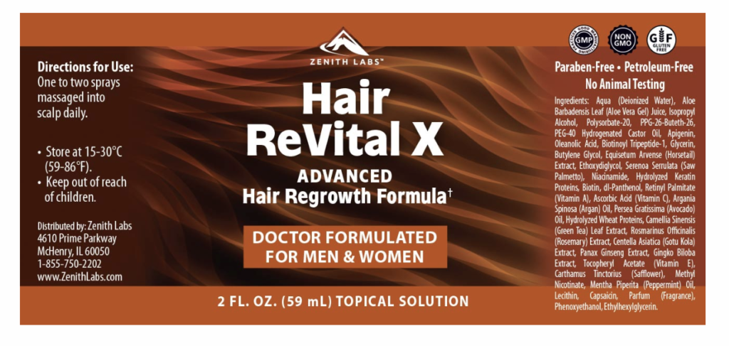 Hair Revital X Supplement Usage